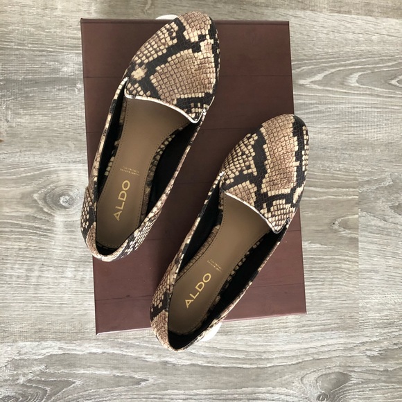 ALDO Snake Print Loafers - Picture 4 of 8